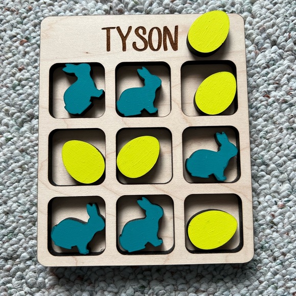 Tyson - Personalized Tic Tac Toe Board - Picture 2 of 8